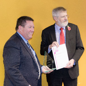 Matt Johnson receives London Borough of Lewisham&rsquo;s Employer of the Year award from the Mayor of Lewisham