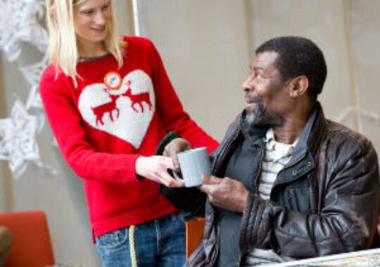 Julius Rutherfoord lends a helping hand to homeless at Christmas