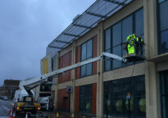 High level clean brings a new shine to Ashford’s County Square Shopping Centre