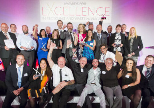 Winners celebrated at the 2016 Awards for Excellence in Recycling and Waste Management