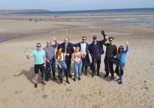 Beach litter reducing according to Cromwell’s research to mark Recycle Week