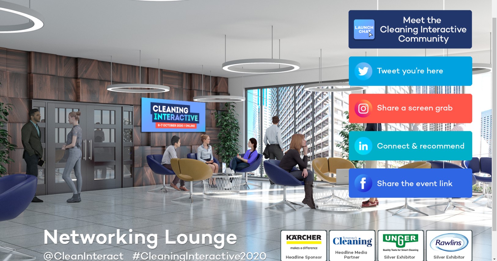 Networking lounge Ceris Burns International