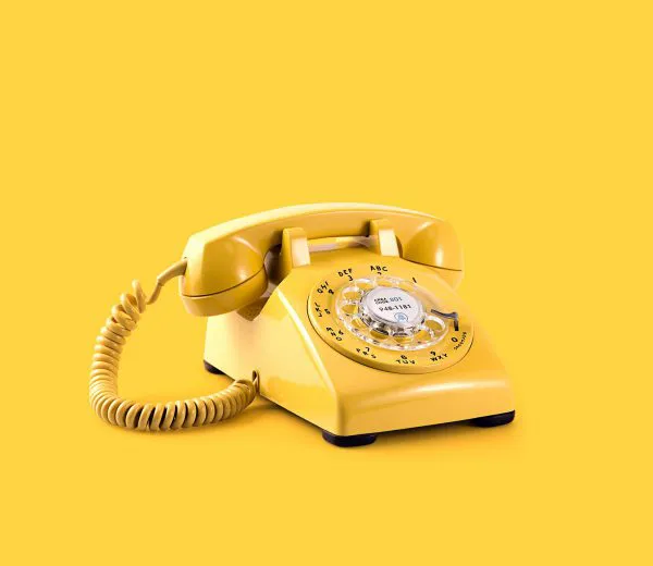 yellow telephone