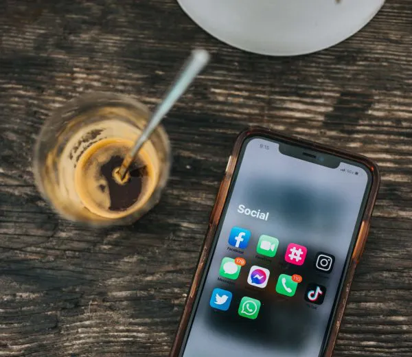 Social apps on an iphone